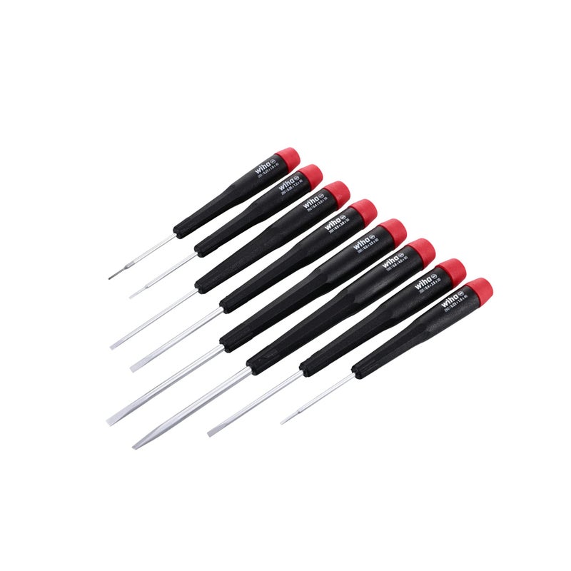 Wiha 26098 Precision Slotted Screwdriver Set in Canvas Pouch, 8 Piece Set - Image 4